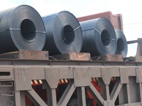 Steel coils. (Postmedia file photo)