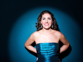 Kingston-raised soprano Susan Gouthro returns to Kingston and Queen's University to sing pieces by Burge, Poulenc, Wolf, Harbison and Yeston on Friday at 7:30 p.m. in the Performance Hall at the Isabel Bader Centre for the Performing Arts, 390 King St. W. (Supplied photo)