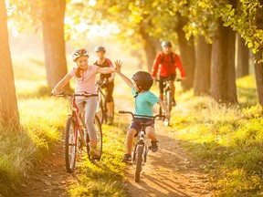 cycling on vacation