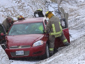 Police, fire & EMS attended a collision on Big Nickel Road, between Elm Street and off/on ramps onto MR55/Lorne Street Tuesday. Unknown extent of injuries. Motorists may experience delays in the area. John Lappa/Sudbury Star