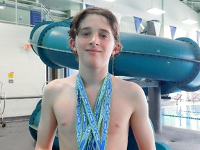 Young local athlete Walker Teal finding success in regional meets, and has aspirations of Nationals and to compete in the Olympics in the future. (Kathleen Smith/Goderich Signal Star)