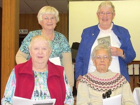 Anglican Women - Back L-R: Maureen Collins and Irene Haldenby. Front: Karen Gaunt and Joan Robinson.