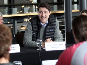 Prime Minister Justin Trudeau holds a round table with local leaders to discuss steel industry issues.  Tariffs and steel dumping remain priorities that the stakeholders want the federal government to continue addressing.
