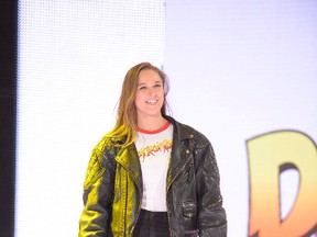 World Wrestling Entertainment superstar and MMA legend Ronda Rousey will make her WWE debut in a match featuring Kurt Angle, Triple H and Stephanie McMahon at WrestleMania 34 in New Orleans on April 8. Rousey signed with WWE following an iconic and dominant UFC and MMA career. (Photo courtesy of World Wrestling Entertainment)
