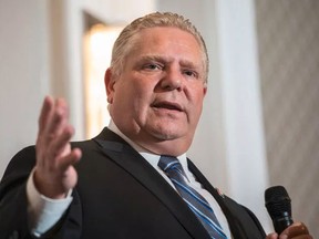 Ontario Premier Doug Ford (Postmedia Photo)