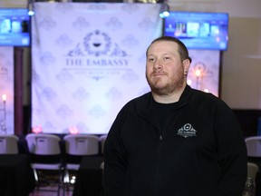 Travis Blackmore, organizer for the Embassy Cafe, is pictured in Kingston, Ont. on Saturday February 24, 2018. Meghan Balogh/The Whig-Standard/Postmedia Network