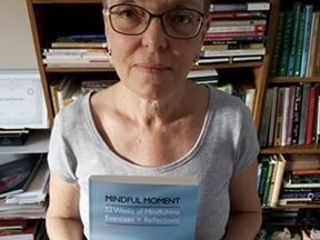 Bonnie Ryan-Fisher with her book, Mindful Moment (Submitted | Bonnie Ryan-Fisher).
