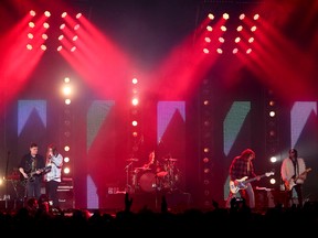 The Glorious Sons, seen performing at the Rogers K-Rock Centre on Feb. 24, won a Juno on Saturday for rock album of the year for their second album, Young Beauties and Fools. (Meghan Balogh/The Whig-Standard/Postmedia Network)