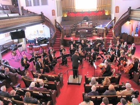 Jack Evans/For The Intelligencer
Quinte Symphony in Bridge Street United Church under conductor Dan Tremblay, impressed a substantial audience Sunday afternoon.