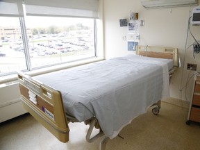 Luke Hendry/The Intelligencer
Quinte Health Care is proposing a slight increase in the number of beds at a trio of hospitals. Expected additional funding from the province could boost the number of beds at hospitals in Belleville, Trenton and Prince Edward County.