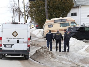 Fire officials were on the scene of a fatal apartment fire at 223 Jean Street in the Donovan on Wednesday. Fire Services and Emergency Medical Services responded to the call on Tuesday and began lifesaving efforts on a 54-year-old man. He was pronounced deceased a short time later, according to a press release issued by the Greater Sudbury Police. (John Lappa/Sudbury Star)