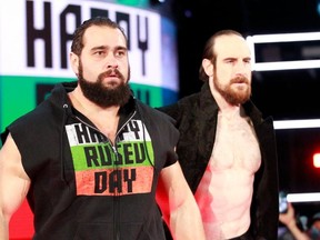 World Wrestling Entertainment superstars Rusev and Aiden English have made the most of their alliance on Smackdown Live. (WWE photo)