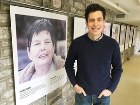 Ben Poirier, a cultural heritage assistant with the city's Heritage Resource Centre, says about 15,000 people tour City Hall each year and more tour guides are needed with second language skills in Kingston on Wednesday. (Elliot Ferguson/The Whig-Standard)