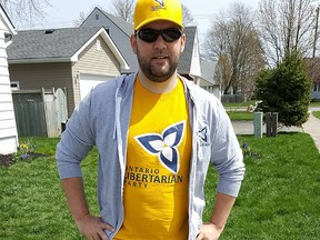 Woodstock's Chris Swift is the Libertarian candidate for Oxford in this June's election. (Submitted)