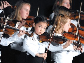 A violinist performs during the Kiwanis Festival of the Performing Arts in this Beacon Herald file photo. The three-week event returns for the 92nd time next week. Stratford Beacon Herald File Photo