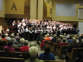 Men's choirs from across Southwestern Ontario will be gathering at Sarnia's First Christian Reformed Church on April 21 for the Festival of Praise concert.
Handout/Sarnia This Week