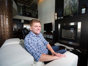 Brian Jean at his Edmonton home in 2017.
