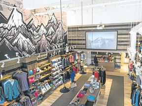 The first Canadian Smartwool store opened in Banff, Alberta and attempts to bring the outdoors inside for an outdoors lifestyle brand feel. Supplied