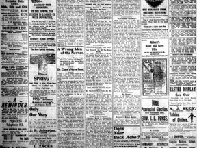 To download a readable copy of Page 2 from the April 1, 1902, edition of The Daily British Whig, click here.