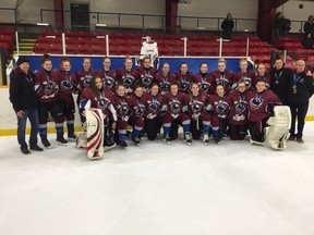 The St. Anne's Girls Hockey team did exceptionally well this year, earning silver medals at the OFSAA Championship in Timmins late last month. The girls would like to appreciate all the sponsors and donors that helped make their journey possible! (CONTRIBUTED PHOTO)