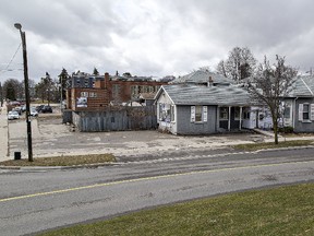 The One Wellington development is a nine-storey condominium project proposed for a downtown block bounded by West, Wellington and Darling Streets. (Brian Thompson/The Expositor)