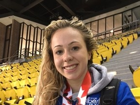 Fort water polo player Lindy Justice is proud of her national silver medal which she and her Team Alberta A won during the Senior Water Polo National Championships in Montreal in late March. She’ll next compete at the U19 Western Canadian Championships on April 20-22 in B.C.