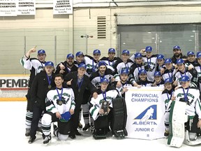 The Sherwood Park Renegades won the Junior C men’s provincial title last weekend at the Arena. Photo supplied