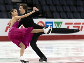 Woodstock Skating Club member Grayson Lochhead, right, and former partner Olivia Han skate in the novice dance division at the 2016 National Skating Championship in Halifax, N.S. where they won gold. Lochhead will perform at the Woodstock Skating Club's 83rd annual Ice Show Saturday afternoon at 2 p.m. at the Woodstock District Community Complex.
Submitted photo