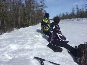 Dennis Koostachin and Patsy Iahtail are walking 270 kilometres in Mushkegowuk territory to lobby for additional services to fight the drug and alcohol problem in their area.