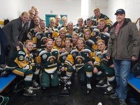 Members of the Humboldt Broncos junior hockey team are shown in a photo posted to the team Twitter feed, Canadian Press