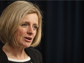 Cropboxes
Web Featured
Related Items
0410 news notley

Alberta Premier Rachel Notley gives a statement about the recent status on the Kinder Morgan pipeline expansion, in Edmonton Alta, on Sunday, April 8, 2018.THE CANADIAN PRESS/Jason Franson