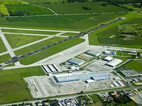 Conestoga College is proposing to lease land at the Brantford municipal airport for a heavy construction operator program. (City of Brantford photo)