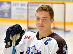 The Ontario Hockey League's Peterborough Petes selected Mitchell's Carter Schoonderwoerd in the 11th round of Priority Selection. Huron-Perth Lakers photo