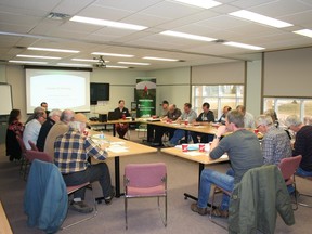 The Huron Christian Farmers Association (Huron CFA) held its annual meeting and 2018 Policy Tour at the OMAFRA Office in Clinton on March 29 to discuss the future of farming in the region. (SHEILA PRITCHARD/CLINTON NEWS RECORD)