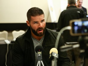 Peterborough native Bobby Roode speaks to international media in a hotel conference room in downtown New Orleans on Friday to promote WrestleMania 34, which takes place on Sunday at the Superdome. Ricky Havlik/SLAM! Wrestling