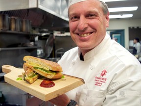 Chef James Smith, chair of Fanshawe College’s School of Tourism, Hospitality and Culinary Arts, has a few ideas for celebrating National Grilled Cheese Day. (CHRIS MONTANINI\LONDONER)
