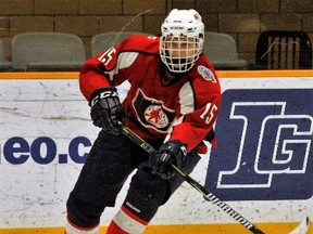 The North Bay Battalion picked Jacob Peterson-Galema, of the North Bay Major Midget AAA Trappers, in the OHL U18 Priority Selection, Wednesday.  Dave Dale / The Nugget File Photo