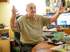 Tyler Anderson.National Post
Edward Deibel, founder of the Northern Ontario Party (NOP), speaks with National Post at his home in North Bay.