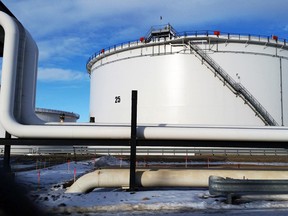 Pipelines run through Kinder Morgan's home base for the Trans Mountain pipeline in Sherwood Park, off Baseline Road and 17th Street.

Photo Supplied