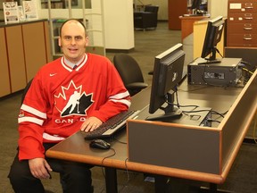 TIM MEEKS/THE INTELLIGENCER
Belleville Public Library CEO Trevor Pross says the library board has asked him and his staff to look at creating a tech hub to keep the facility ahead of the curve in terms of technology.