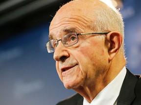 Former Supreme Court justice Frank Iacobucci helped mediate an agreement between Six Nations band council and the Haudenosaunee Confederacy Chiefs Council. (Postmedia file photo)
