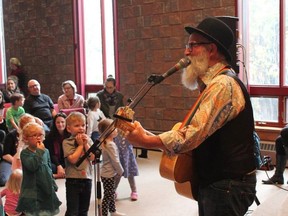 Submitted photo
Local entertainer Andy Forgie will perform at the first Love Your Soul Wednesday event on April 18. The event will be the first to launch the series which will feature a half hour of music and a short talk, paired with free pizza and a half hour of community for kids to be kids, while adults mingle and share each other’s company.