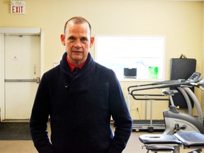 Larry Needham, a physiotherapist, stands inside the Closing the Gap physiotherapy clinic in St. Thomas. Closing the Gap will be the last publicly funded physiotherapy service in St. Thomas after MobilityFit Physiotherapy closes in May unless the South West LHIN re-allocates coverage. (Louis Pin // Times-Journal)