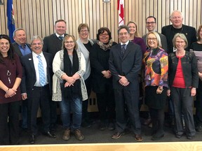 ouncil joined representatives from the Information and Volunteer Centre of Strathcona County on April 10 in recognition of the coming National Volunteer Week, from April 15 to 21.

Photo Supplied