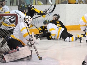 Nipawin lost Game 1 to Estevan but came back in Game 2. With a tied series, Game 3 goes tonight in Estevan.