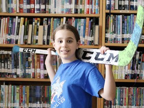 Daniela Grottoli, a Grade 4 student at R.L. Beattie Public School, has won the Oratacular speech contest run by Eye Level Sudbury. (Gino Donato/Sudbury Star)