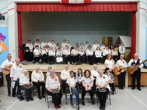 INTERLINK choir celebrates its 20th year in Belleville, on Thursday, April 19 at 7 p.m., with its concert at Holy Rosary School, 10 Prince of Wales Dr. Interlink is an intergenerational program that links children with seniors, during one school year, through the magic of words and music. The children in the choir are Annemieke Terpstra’s  Grade 4/5 class at Holy Rosary School. The seniors are from across the community and from the Richmond Retirement Residence.