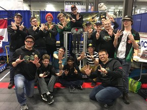 The Fort High Sting robotics team recently took seventh place at the FIRST Robotics competition.

Photo Supplied