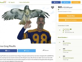 A screen shot of a GoFundMe page purporting to raise money for a Sherwood Park teacher fined for unprofessional conduct. The school division said Paul Pallister, the principal of Bev Facey High School, has nothing to do with the page, and didn't authorize this use of his name.