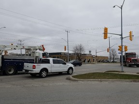 Richmond Street and Keil Drive was tied with Lacroix Street and Richmond Street for the worst intersection for crashes in Chatham-Kent last year. (Trevor Terfloth/The Daily News)